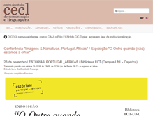 Tablet Screenshot of cecl.com.pt